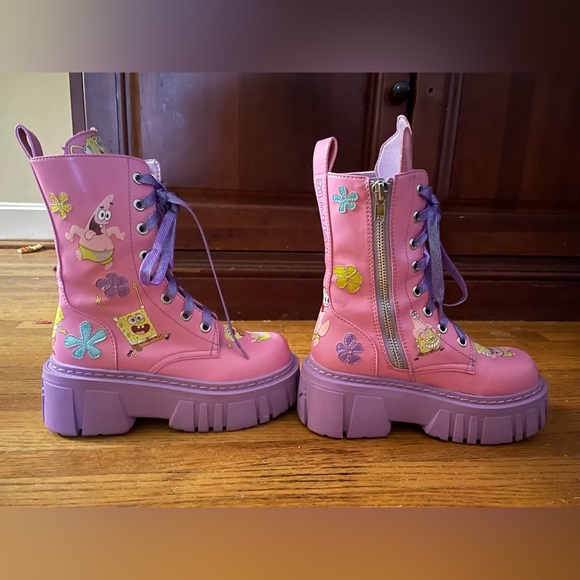 Rare SpongeBob SquarePants Best Friends Boots - Picture 4 of 8